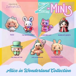 Z-Minis Alice in Wonderland 3d model
