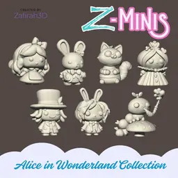 Z-Minis Alice in Wonderland 3d model