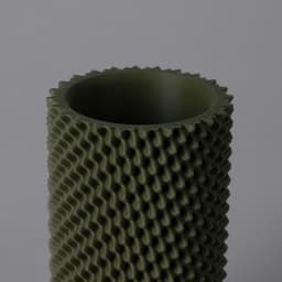 Vase TIDE - Wavy Cylinder Vase 3d model