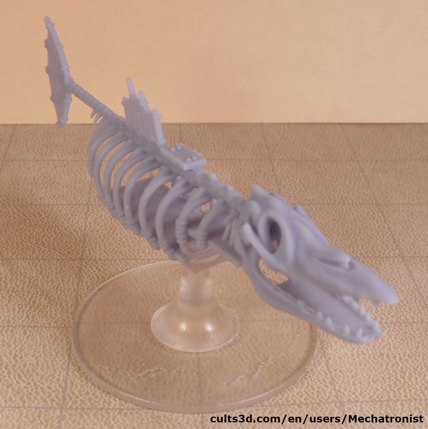 Skeleton Ship Spelljammer Miniature From DnD 2e 3d model