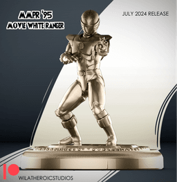 1995 Movie White Ranger 3d model