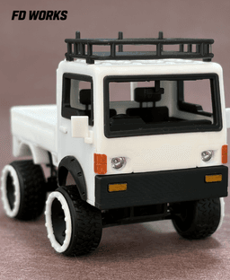 Miniature Kei Truck Assembly Kit: Lifted Spec 3d model
