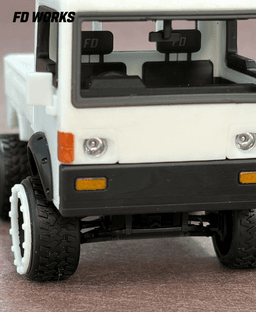 Miniature Kei Truck Assembly Kit: Lifted Spec 3d model
