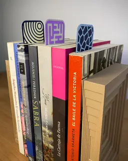 Bookmarks Pack 1 - Three Bookmark Patterns - Parametric Bookmarks & 3D Prtinted Bookmarks 3d model