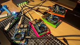 Simple Raspberry Pi Cluster Rack 3d model
