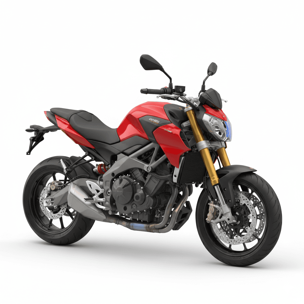 Motorcycle : Aprilia Shiver900 VTwin Naked Motorcycle 3d model