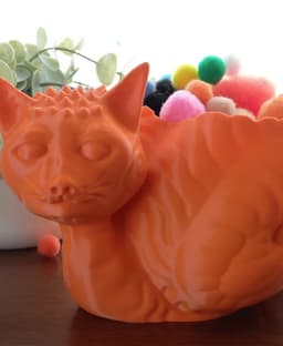 SNAILCAT BASKET / BOWL (FDM FRIENDLY) - Support Free - Print in Place 3d model