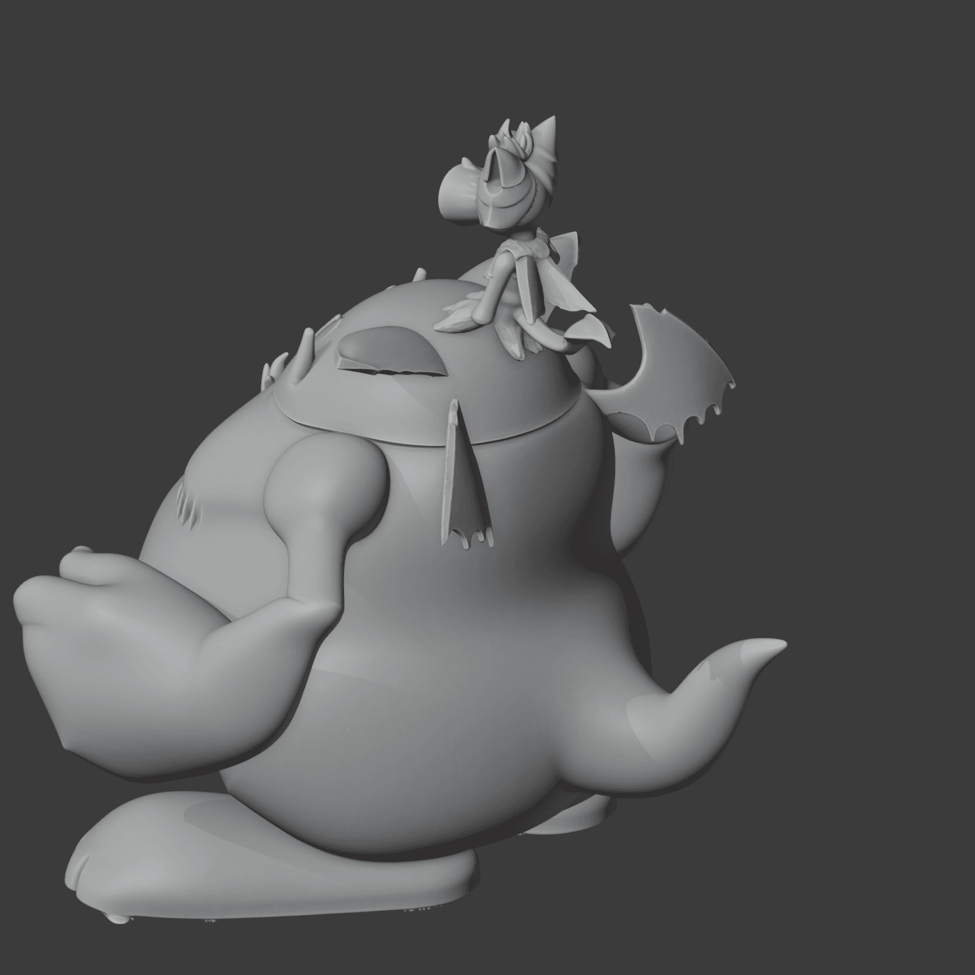 Cait Sith Final Fantasy VII Figurine 3d model