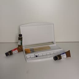 Watercolor Box 10u + Case 63mm x 178mm 3d model
