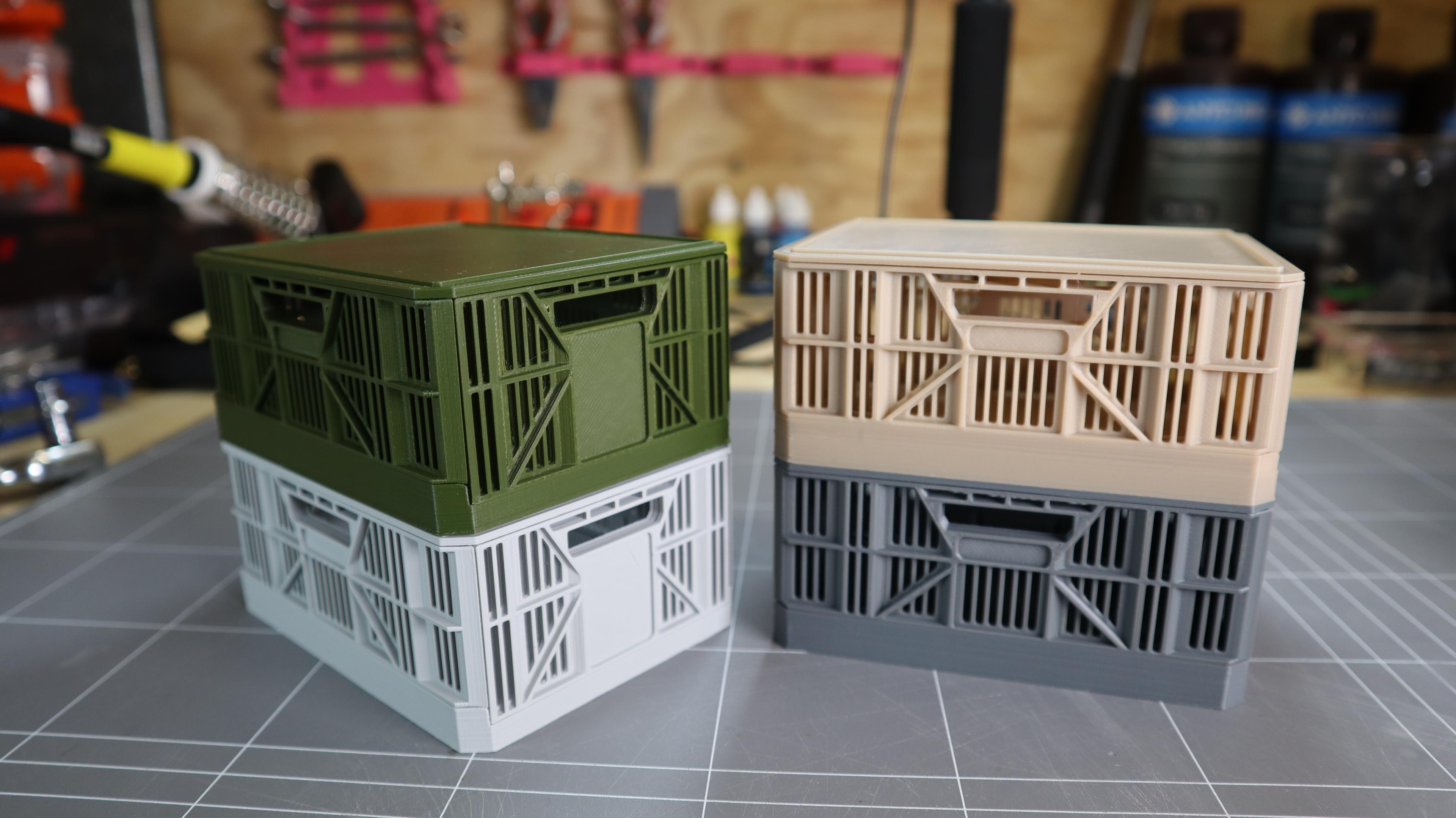 Miniature Collapsible Crate 3d model