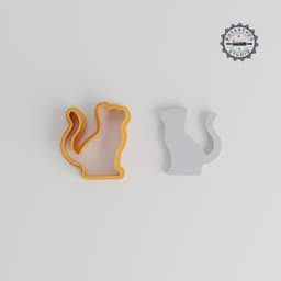 Cat Shape Cutter Set, 18 Sizes, Perfect for Cookies, Fondant & Clay, Feline Animal Design PRODUCT_2714 3d model