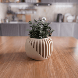 Decorative Flower Pot – Bonsai Planter, Orchid Bowl 3d model