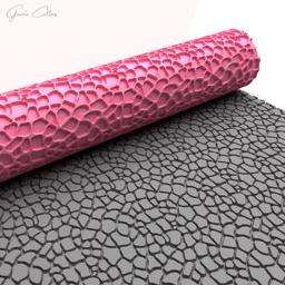 Cobblestone Texture Roller For Polymer Clay, Stone Clay Texture Rolling Pin, Clay Tool, No: 1421 3d model