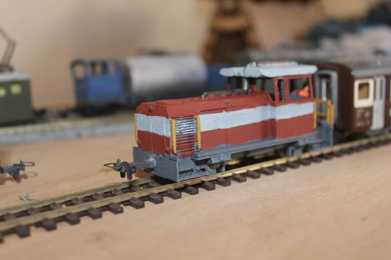BOB Bernese Oberland Bahn diesel loco HGm 2/2 n 31 h0m 3d model