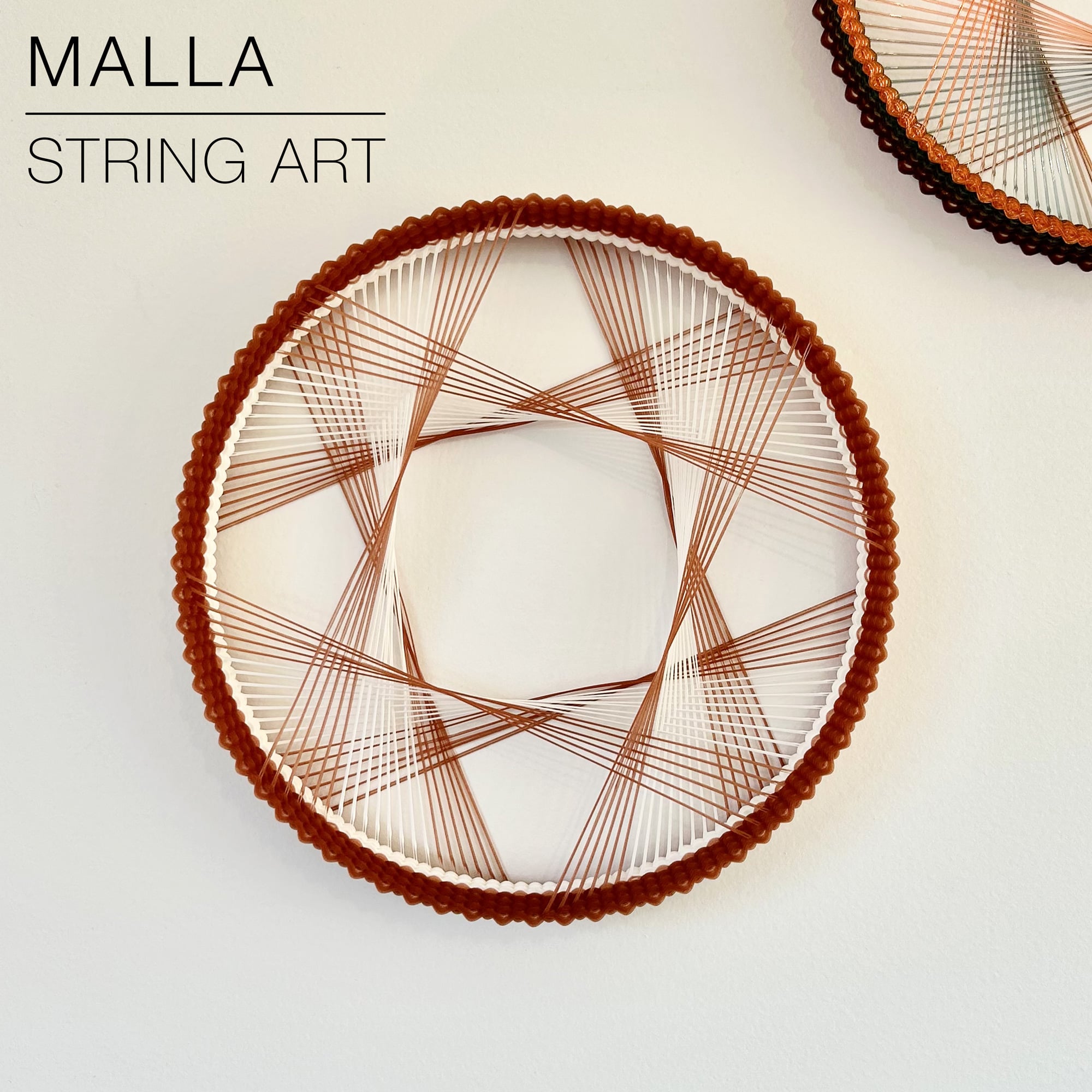 MALLA | Woven String Art Deco 3d model