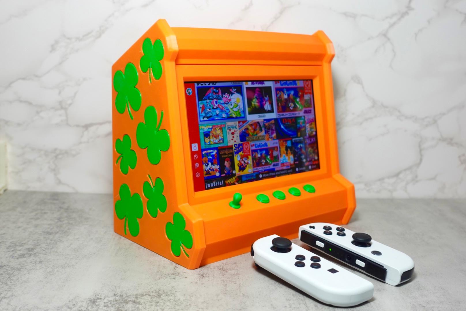 Nintendo Switch Retro Arcade Display *Saint Patrick's Day Edition* 3d model