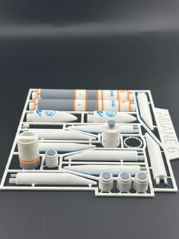 Ariane 6 Kit Card 3d model