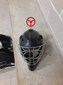 Hockey Goalie Mask Target 3d model