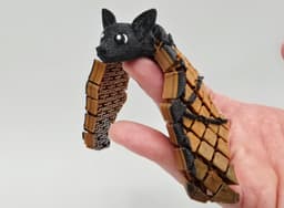 Cute Flexi Bat 3d model