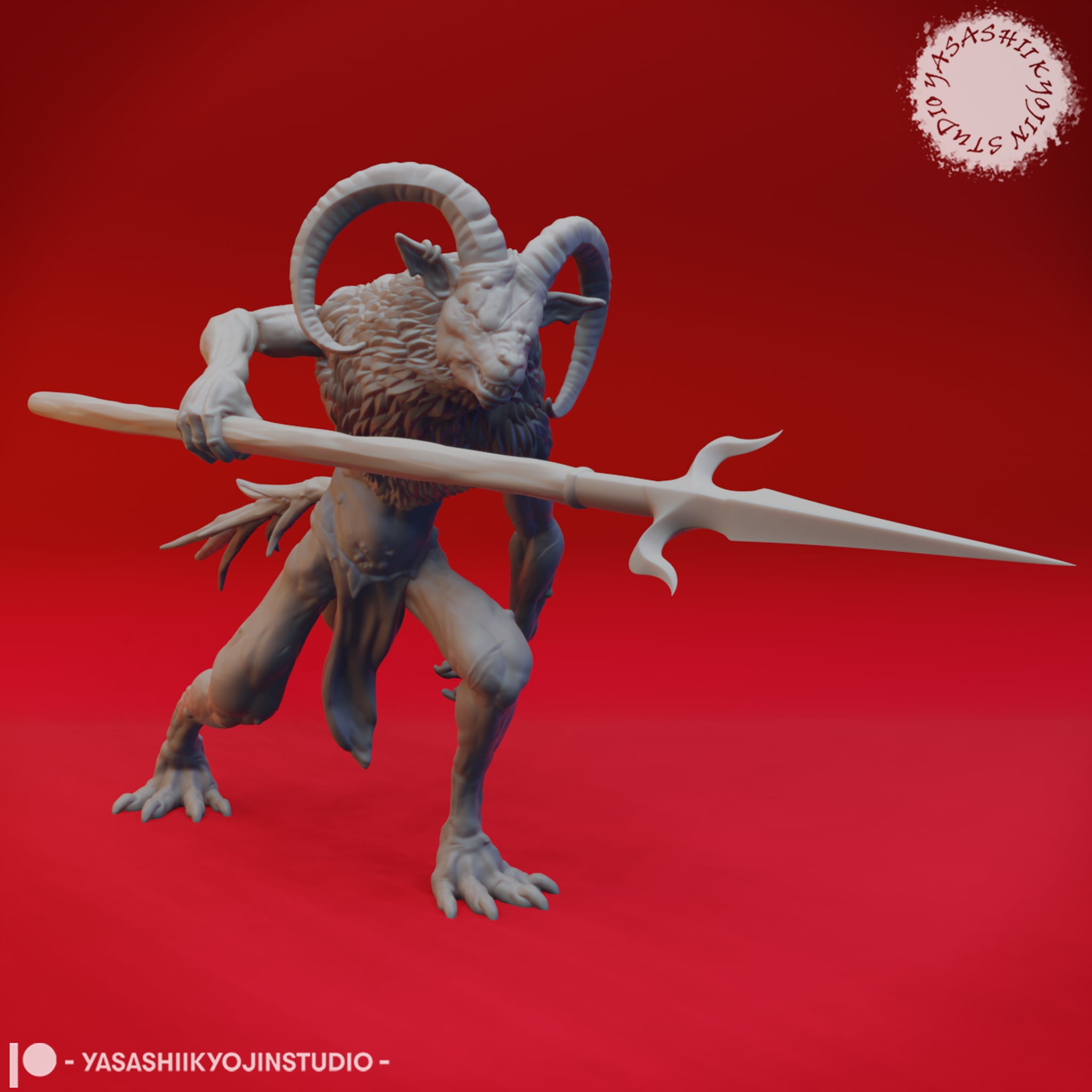 Bulezau - Tabletop Miniature (Pre-Supported) 3d model