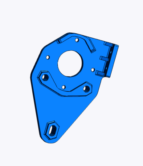20*20 Aluminum Profile Gantry Plate 3d model