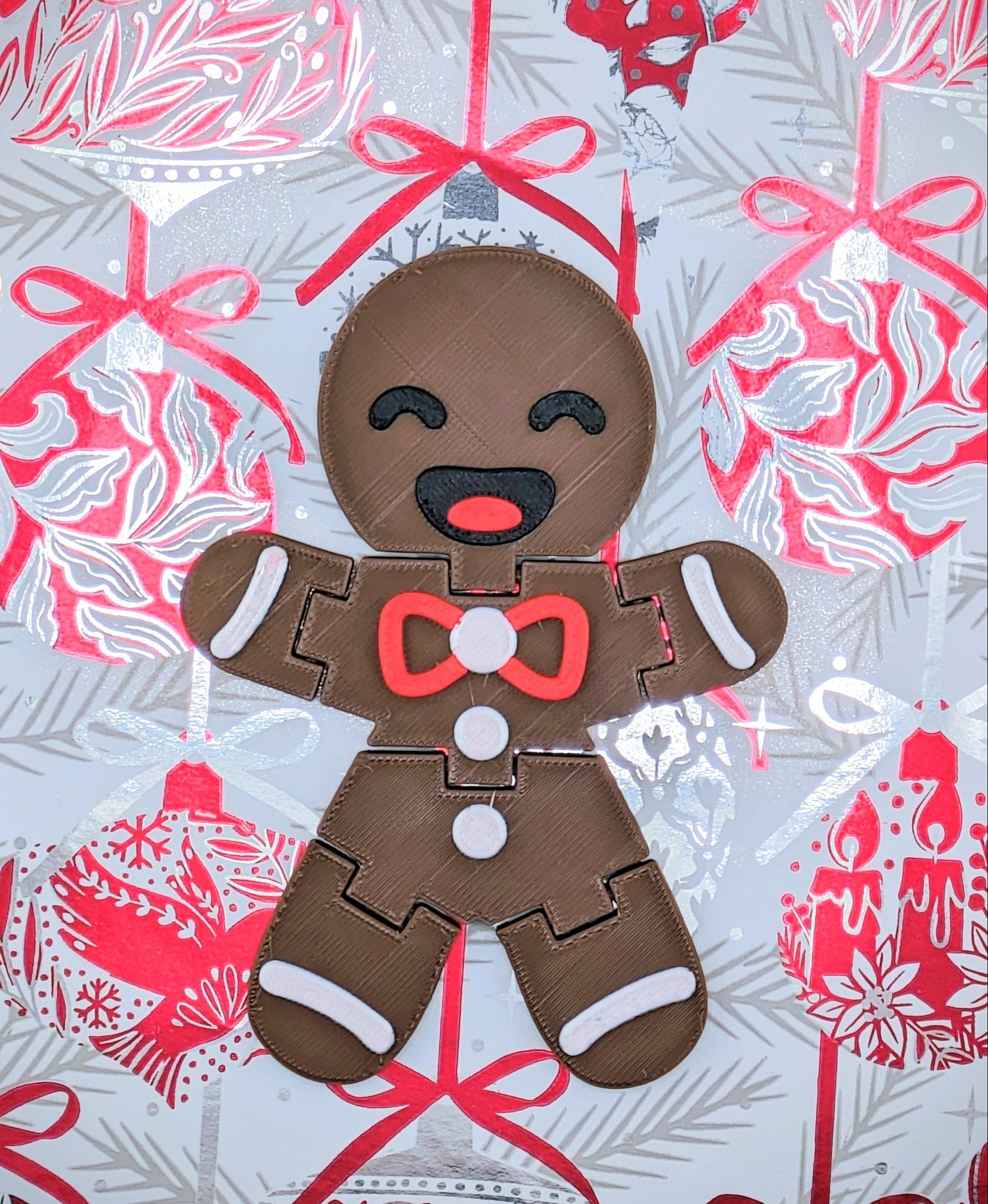 Happy Gingerbread Man 3d model