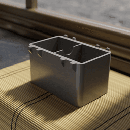 TCG Deck Case - Deck Box - Trading Cards 3d model