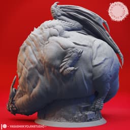 Themberchaud - Tabletop Miniature (Pre-Supported) 3d model