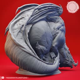 Themberchaud - Tabletop Miniature (Pre-Supported) 3d model