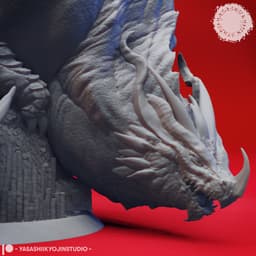 Themberchaud - Tabletop Miniature (Pre-Supported) 3d model
