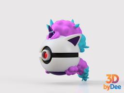 Ponyta (Galarian) Ball 3d model