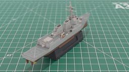 USS Arleigh Burke Class Destroyer 3D Print STL 1:800 Scale 3d model