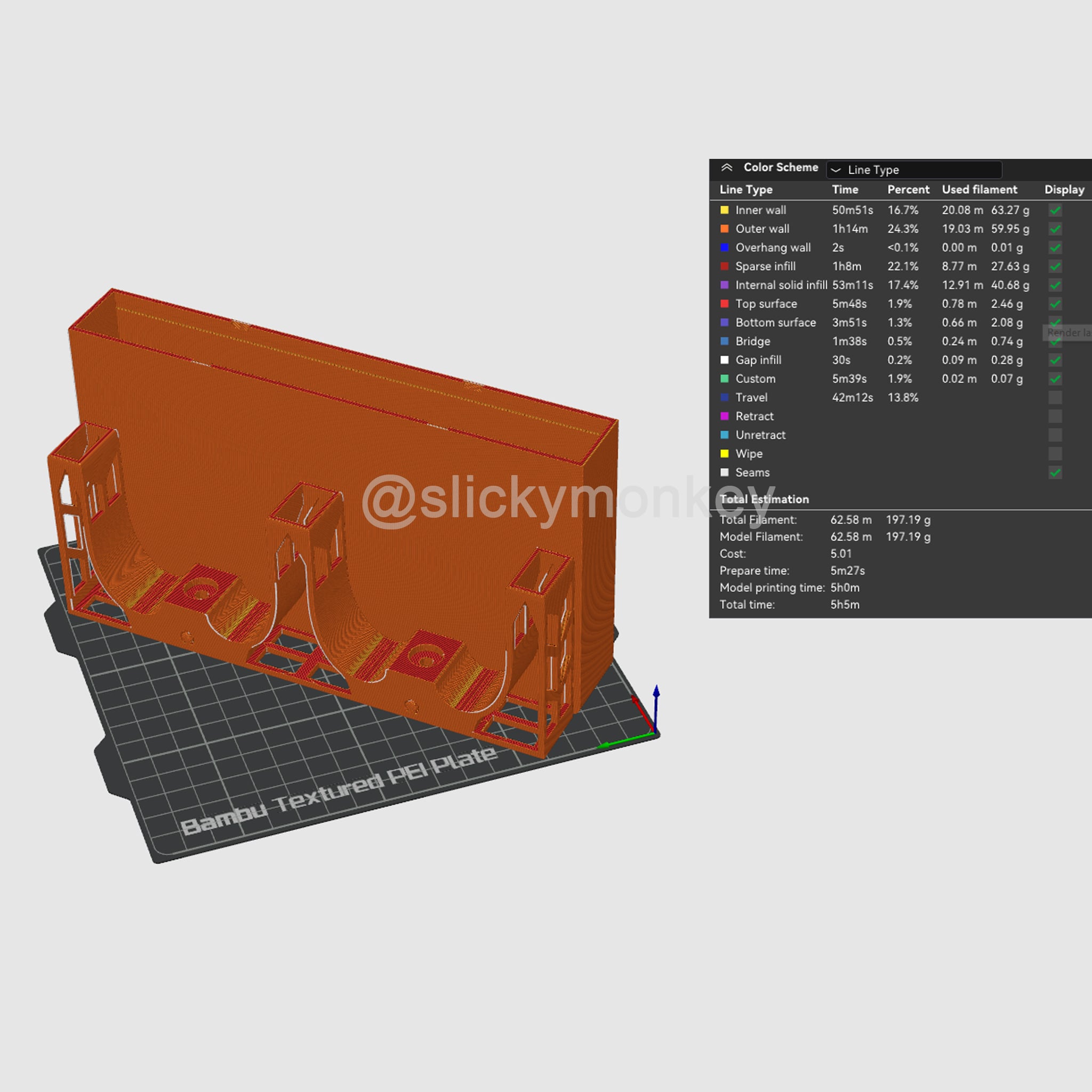 floating wall shelf with hidden compartment 3d model