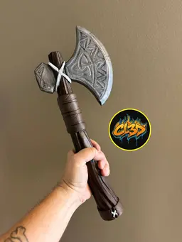 Viking Axe Mod2 Cosplay / Prop 3d model