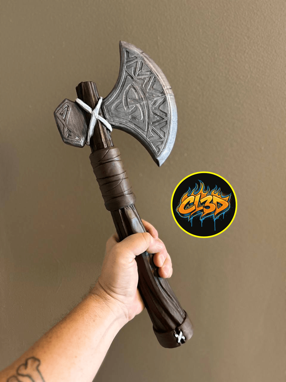 Viking Axe Mod2 Cosplay / Prop 3d model