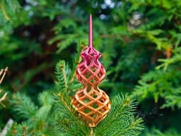Open Lattice Christmas Topper 3d model
