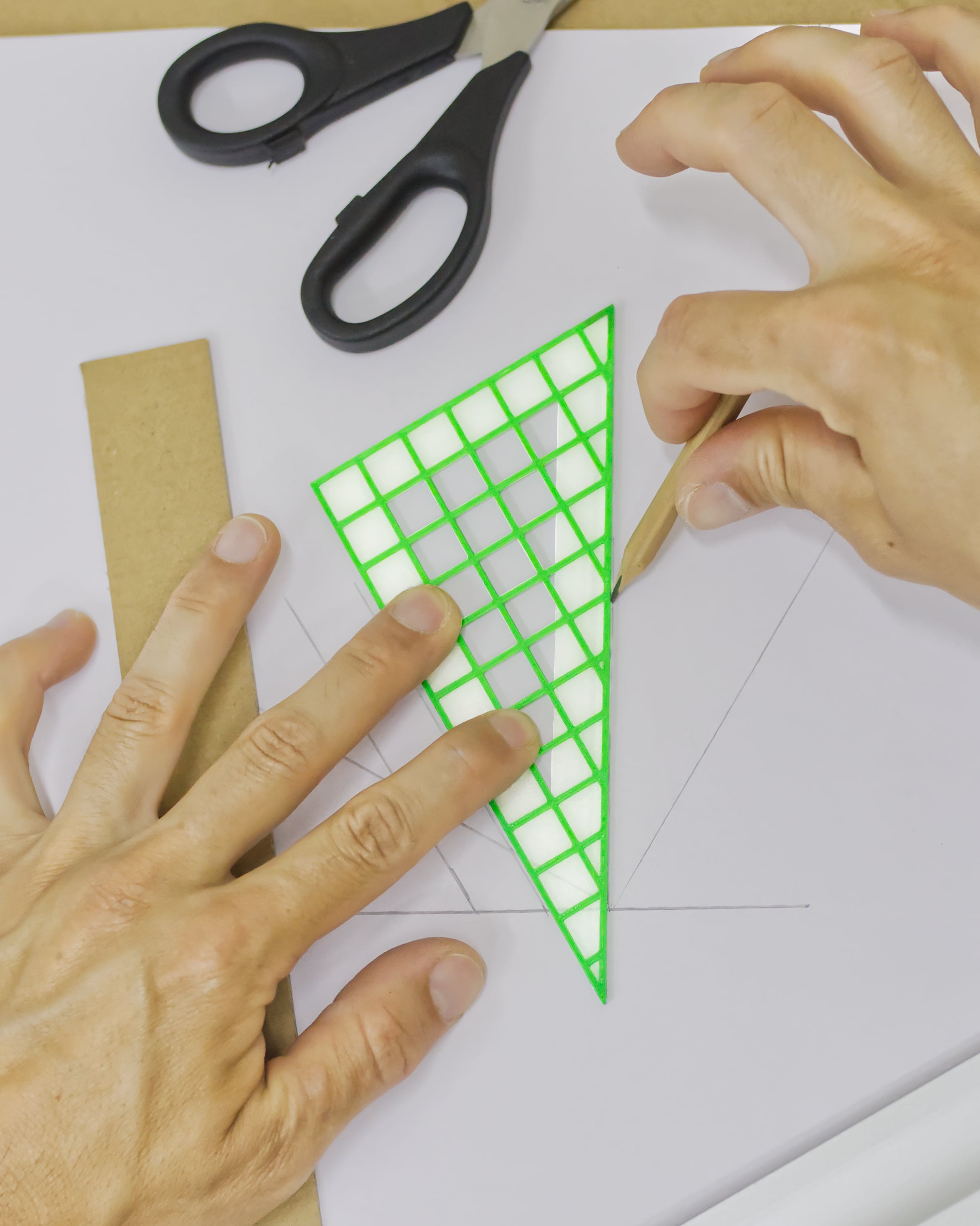 Drafting Triangle Collection 3d model