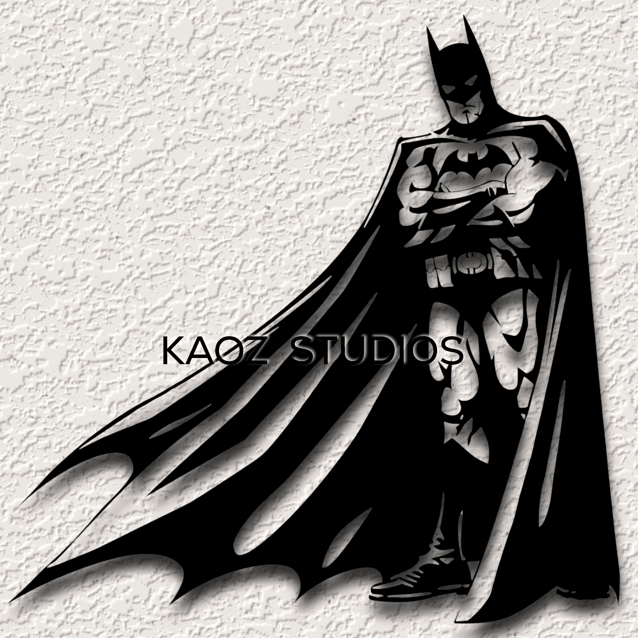 batman wall art superhero wall decor capcom marvel decoration 3d model