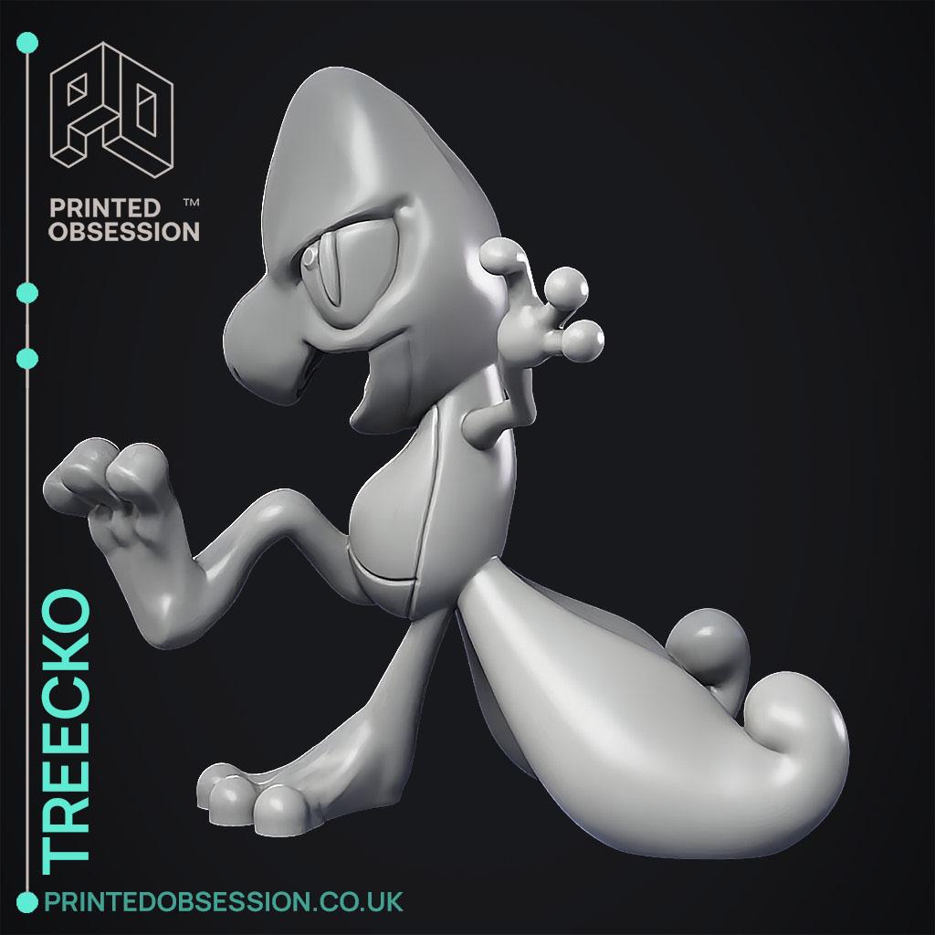 Treecko - Pokemon - Fan Art 3d model