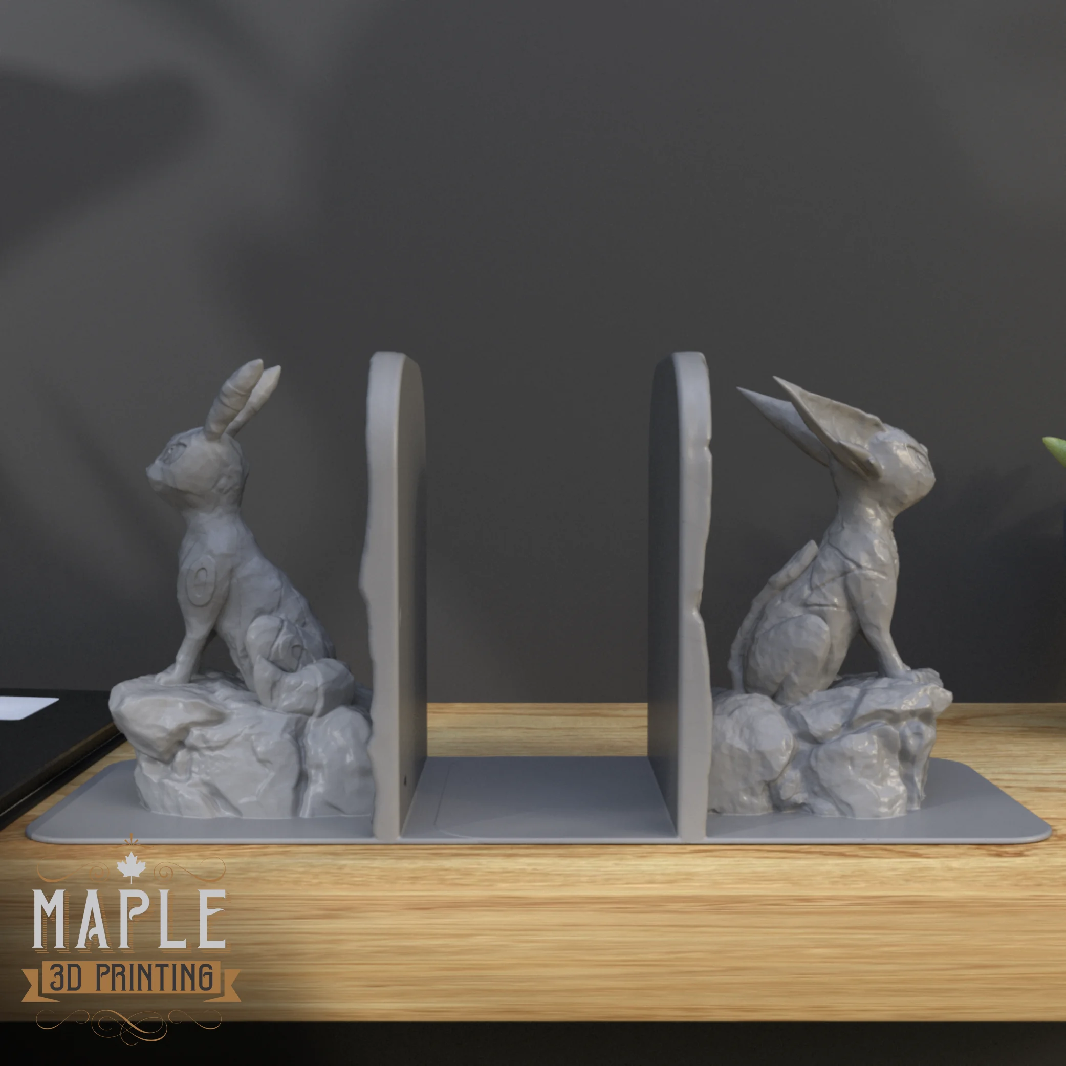 Espeon and Umbreon Bookends - Pokemon 3d model