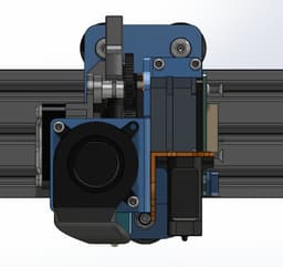 Sidewinder X2 and Genius Pro BL-Touch-CR-Touch Mount 3d model