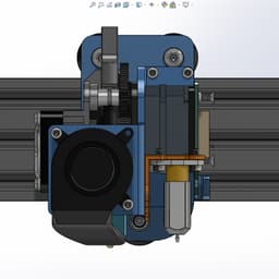 Sidewinder X2 and Genius Pro BL-Touch-CR-Touch Mount 3d model