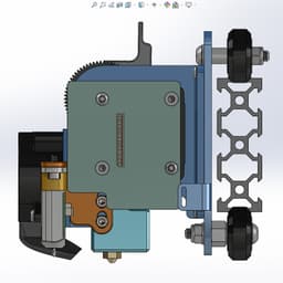 Sidewinder X2 and Genius Pro BL-Touch-CR-Touch Mount 3d model