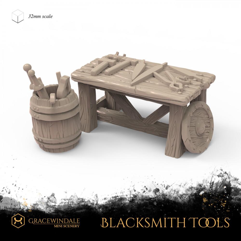 Blacksmith Tools 3d model