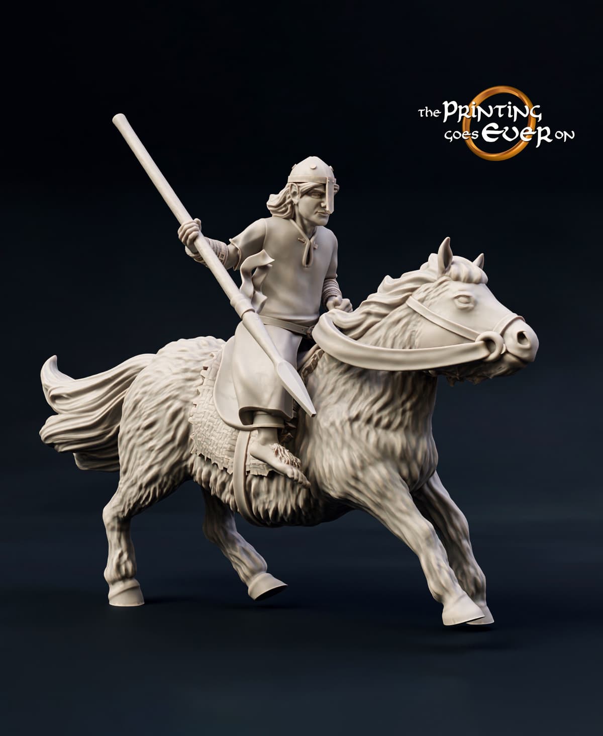 Halfling Militia - Rider 3d model