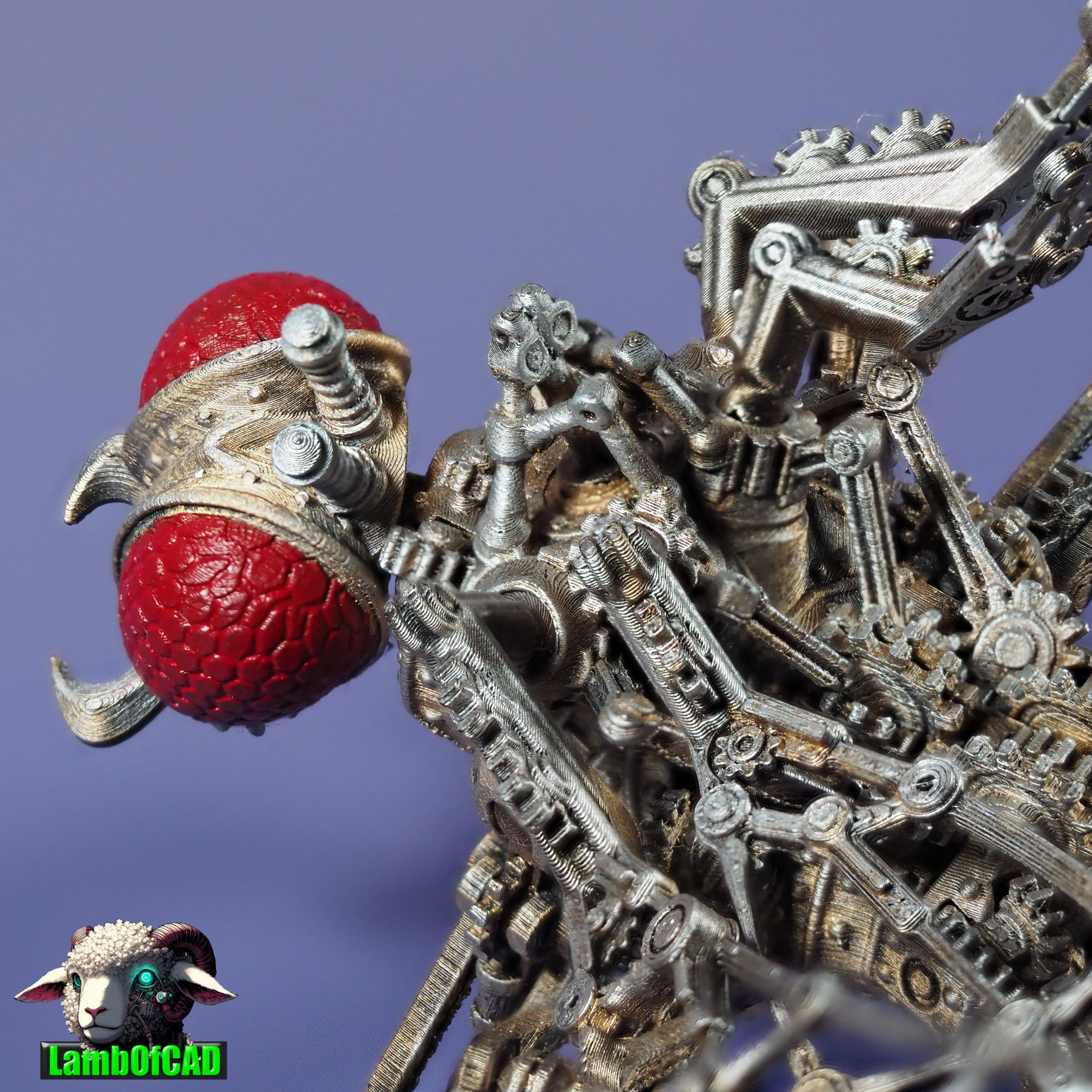 Steampunk Wasp, Articulated 3d model