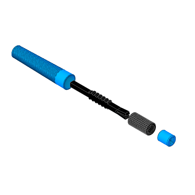 Mango cuchilla 3d model