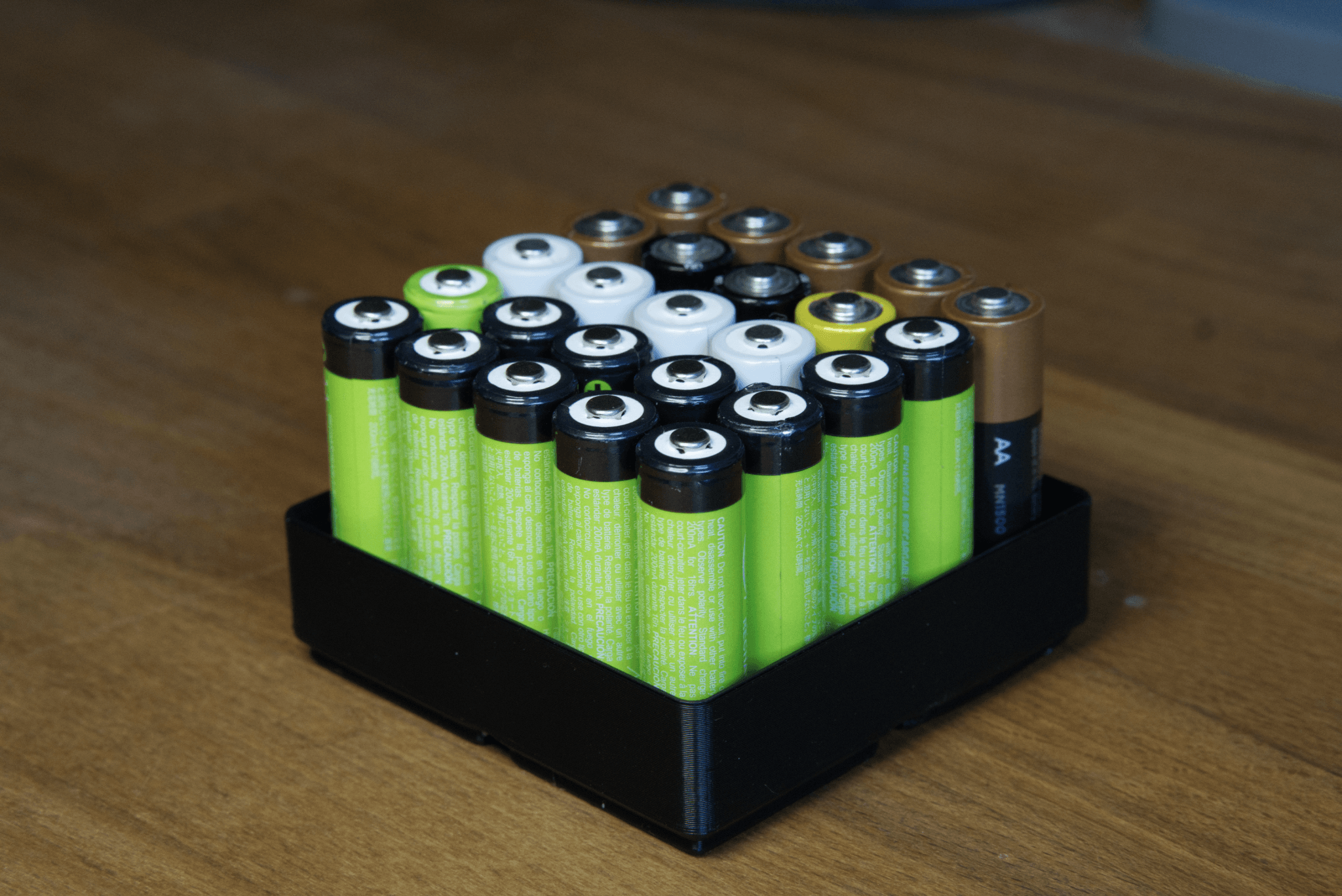 Gridfinity AA Battery Holder 3d model