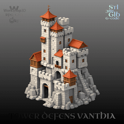 Tower Defens KF2 – Fantasy RPG Terrain - WorkShop3D 3d model