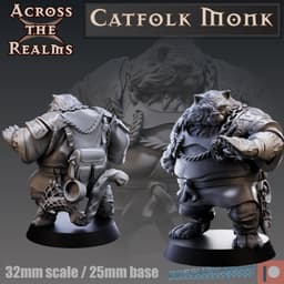 Catfolk Monk 3d model